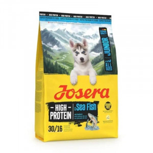JOSERA HIGH PROTEIN JUNIOR WITH SEA FISH bezgraudu sausā barība kucēniem 900g